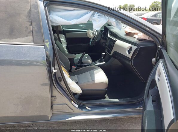 2T1BURHE7KC207141 2019 TOYOTA COROLLA Blue Widok wnętrza z przodu