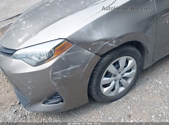 2T1BURHE7KC240494 2019 TOYOTA COROLLA Gray წინა ხედი