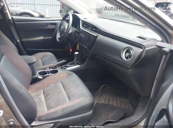 2T1BURHE7KC240494 2019 TOYOTA COROLLA Gray წინა სალონის ხედი