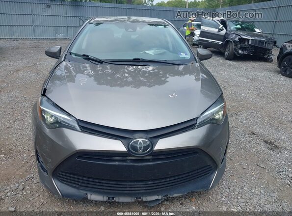 2T1BURHE7KC240494 2019 TOYOTA COROLLA Gray ხელსაწყოთა პანელის ხედი