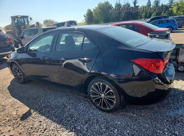 2T1BURHE7KC242374 2019 TOYOTA COROLLA Black Rear left