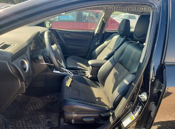 2T1BURHE7KC242374 2019 TOYOTA COROLLA Black Front interior view