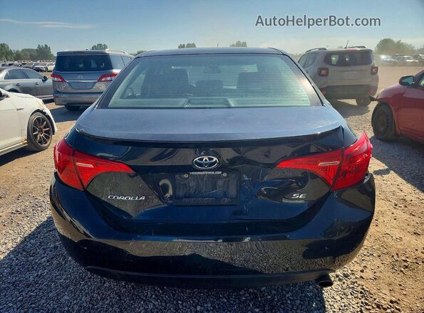 2T1BURHE7KC242374 2019 TOYOTA COROLLA Black Rear view