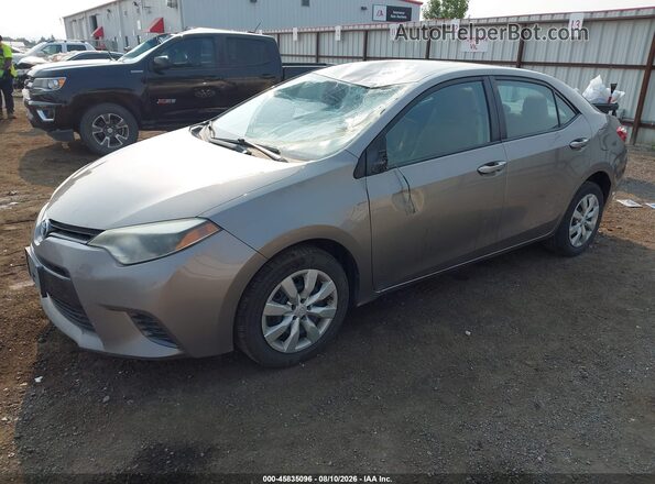 2T1BURHE8GC483660 2016 TOYOTA COROLLA Gold Vista tres cuartos delantera izquierda