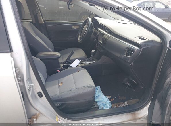 2T1BURHE8GC486316 2016 TOYOTA COROLLA Silver Вид салону спереду