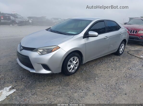 2T1BURHE8GC486316 2016 TOYOTA COROLLA Silver Передня ліва чверть