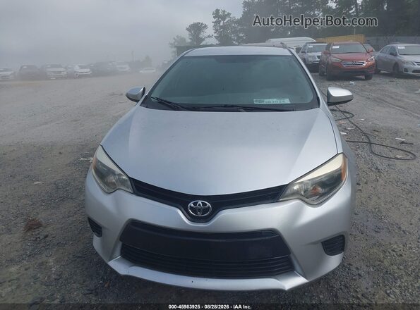 2T1BURHE8GC486316 2016 TOYOTA COROLLA Silver Вид щитка приладів