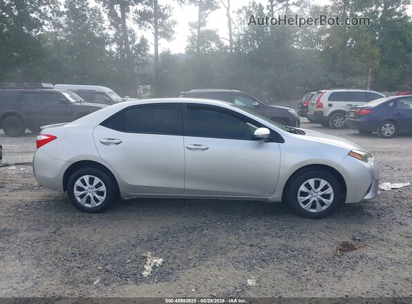 2T1BURHE8GC486316 2016 TOYOTA COROLLA Silver Вид задньої частини салону