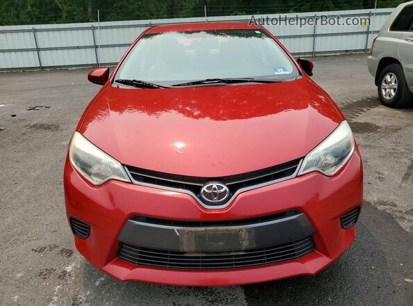 2T1BURHE8GC486770 2016 TOYOTA COROLLA Красный Вид спереди