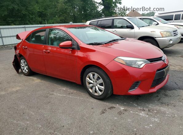 2T1BURHE8GC486770 2016 TOYOTA COROLLA Красный Передняя правая четверть