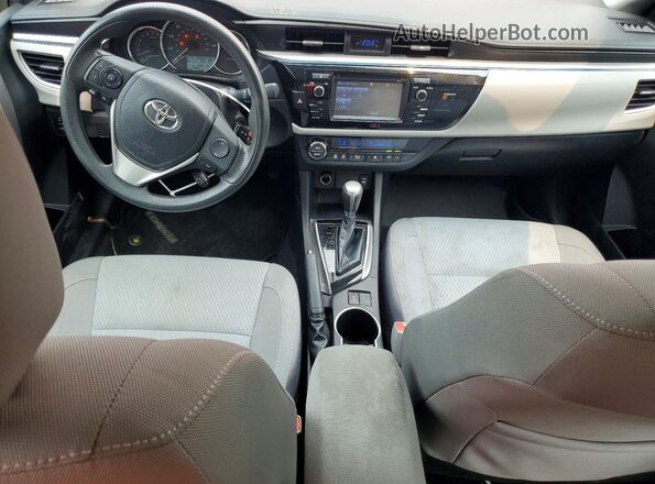 2T1BURHE8GC486770 2016 TOYOTA COROLLA Красный Вид панели приборов