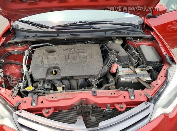 2T1BURHE8GC486770 2016 TOYOTA COROLLA Красный Вид задней части салона