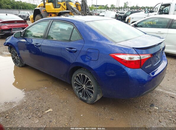 2T1BURHE8GC496960 2016 TOYOTA COROLLA Синий Задняя левая четверть