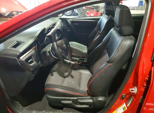 2T1BURHE8GC518830 2016 TOYOTA COROLLA Red Вид салону спереду
