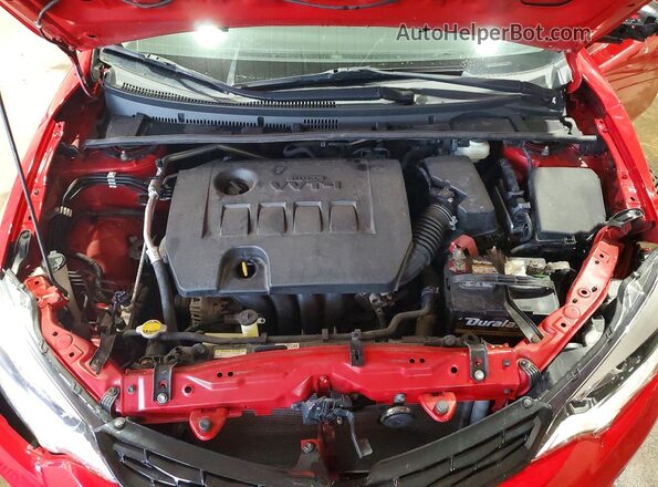 2T1BURHE8GC518830 2016 TOYOTA COROLLA Red Вид задньої частини салону