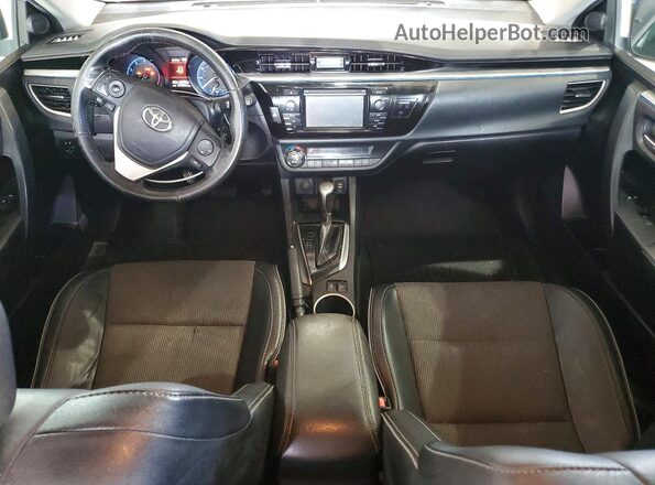 2T1BURHE8GC594337 2016 TOYOTA COROLLA White Vista del cuadro de instrumentos