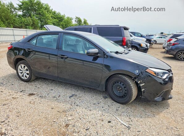 2T1BURHE8GC610858 2016 TOYOTA COROLLA Black Przód prawy
