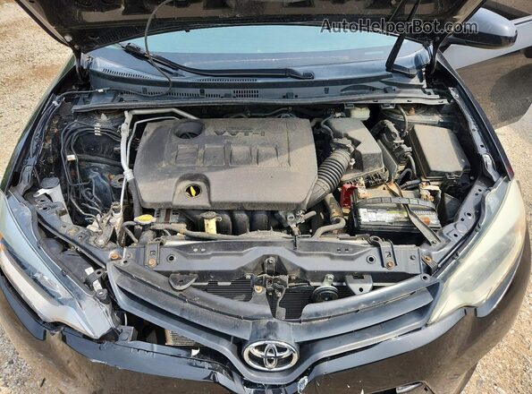 2T1BURHE8GC610858 2016 TOYOTA COROLLA Black Widok wnętrza z tyłu