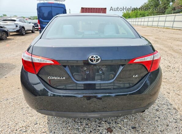 2T1BURHE8GC610858 2016 TOYOTA COROLLA Black Widok z tyłu