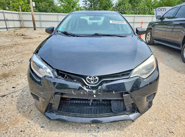 2T1BURHE8GC610858 2016 TOYOTA COROLLA Black Widok z przodu