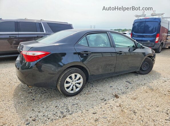 2T1BURHE8GC610858 2016 TOYOTA COROLLA Black Tył prawy
