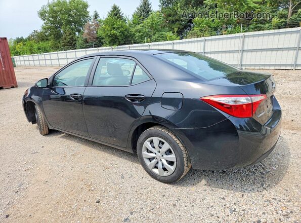 2T1BURHE8GC610858 2016 TOYOTA COROLLA Black Tył lewy