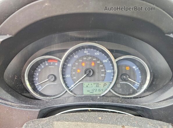 2T1BURHE8GC610858 2016 TOYOTA COROLLA Black Widok zestawu wskaźników