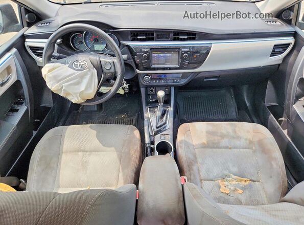 2T1BURHE8GC610858 2016 TOYOTA COROLLA Black Widok deski rozdzielczej