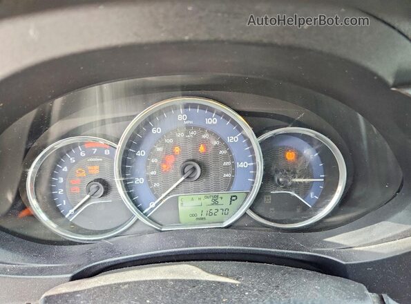 2T1BURHE8GC634254 2016 TOYOTA COROLLA White Widok zestawu wskaźników