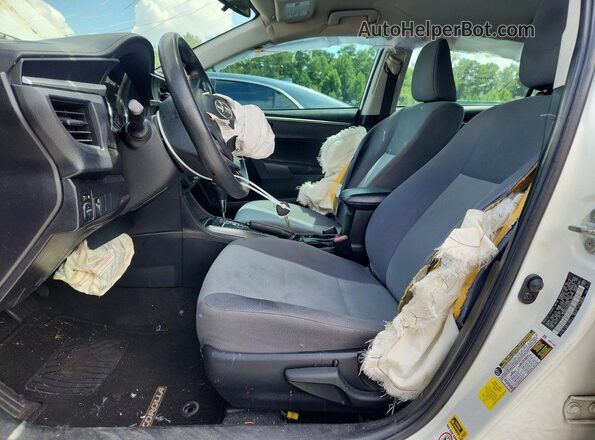 2T1BURHE8GC634254 2016 TOYOTA COROLLA White Widok wnętrza z przodu