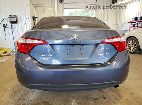 2T1BURHE8GC668906 2016 TOYOTA COROLLA Blue Widok z tyłu
