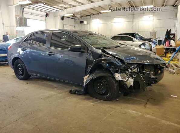 2T1BURHE8GC668906 2016 TOYOTA COROLLA Blue Przód prawy