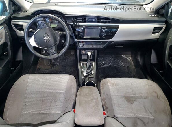2T1BURHE8GC668906 2016 TOYOTA COROLLA Blue Widok deski rozdzielczej