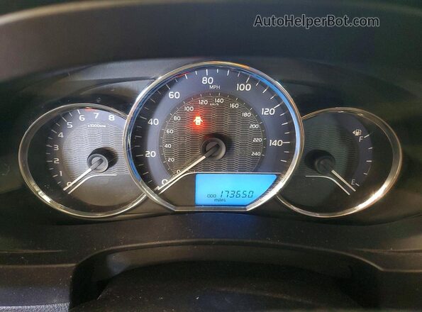 2T1BURHE8GC668906 2016 TOYOTA COROLLA Blue Widok zestawu wskaźników