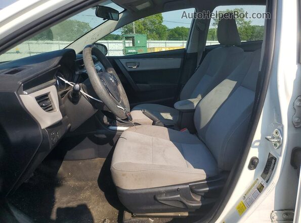 2T1BURHE8GC689836 2016 TOYOTA COROLLA White Вид салону спереду