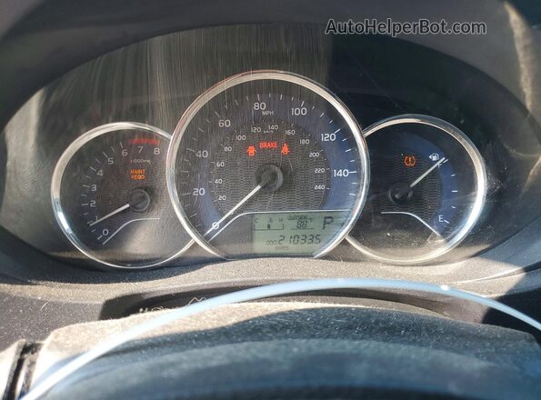 2T1BURHE8GC689836 2016 TOYOTA COROLLA White Вид щитка приладів