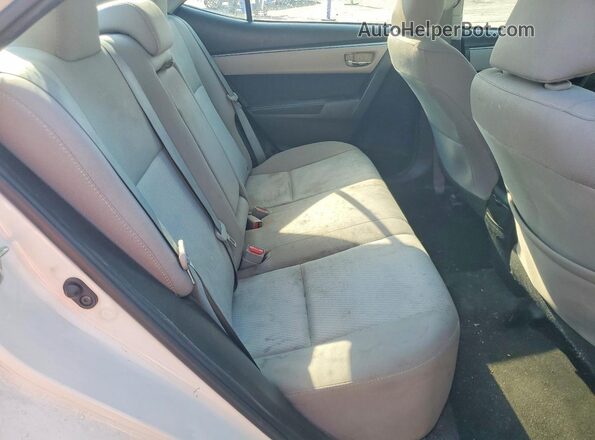 2T1BURHE8GC689836 2016 TOYOTA COROLLA White Вид задніх сидінь