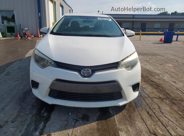 2T1BURHE8GC689836 2016 TOYOTA COROLLA White Вид спереду
