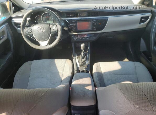 2T1BURHE8GC689836 2016 TOYOTA COROLLA White Вид панелі приладів