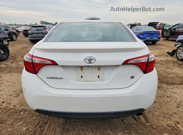2T1BURHE8GC701712 2016 TOYOTA COROLLA White Widok z tyłu