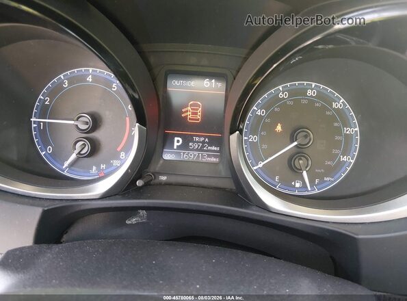 2T1BURHE8GC714279 2016 TOYOTA COROLLA White უკანა სავარძლების ხედი