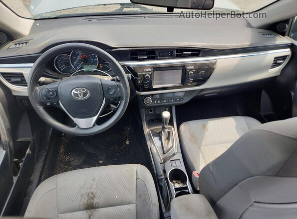 2T1BURHE8GC728859 2016 TOYOTA COROLLA Silver Dashboard view