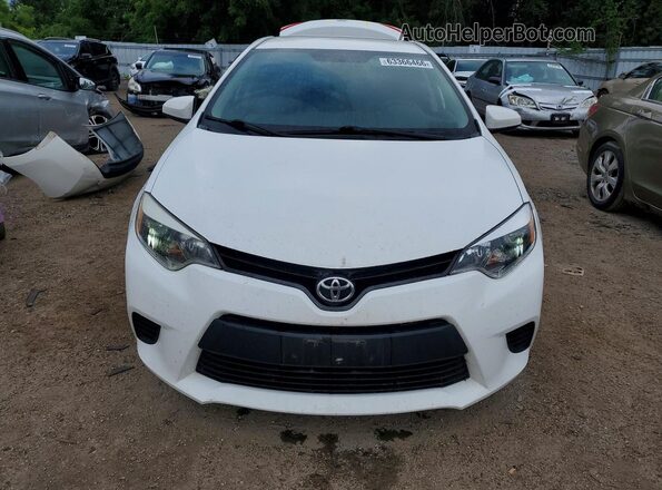 2T1BURHE8GC738551 2016 TOYOTA COROLLA White Вид спереду
