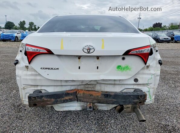 2T1BURHE8GC738551 2016 TOYOTA COROLLA White Вид ззаду