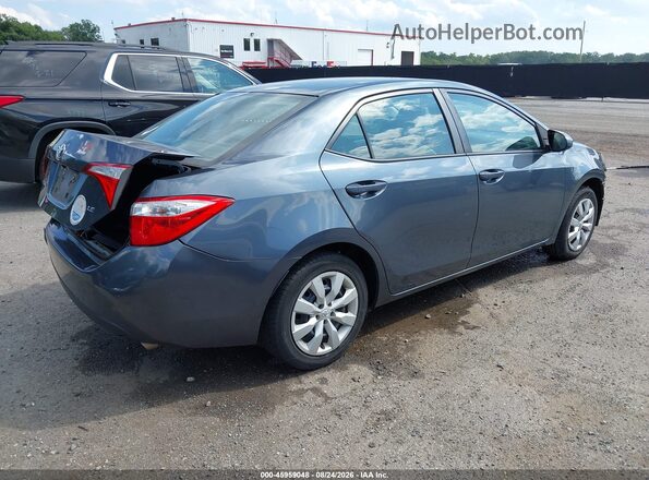 2T1BURHE8GC745936 2016 TOYOTA COROLLA Синий Задняя правая четверть