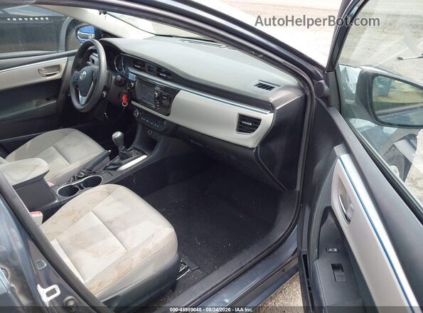 2T1BURHE8GC745936 2016 TOYOTA COROLLA Синий Вид салона спереди