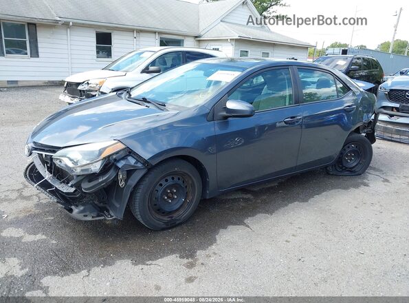 2T1BURHE8GC745936 2016 TOYOTA COROLLA Синий Передняя левая четверть
