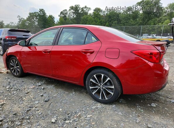 2T1BURHE8HC748126 2017 TOYOTA COROLLA Красный Задняя левая четверть