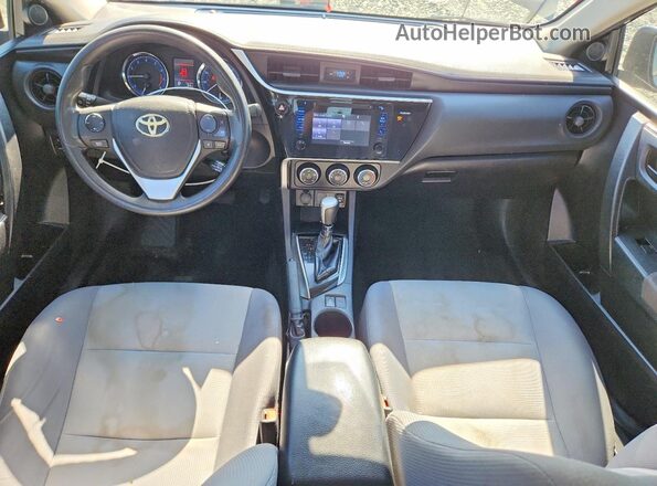 2T1BURHE8HC760633 2017 TOYOTA COROLLA Gray Вид панелі приладів