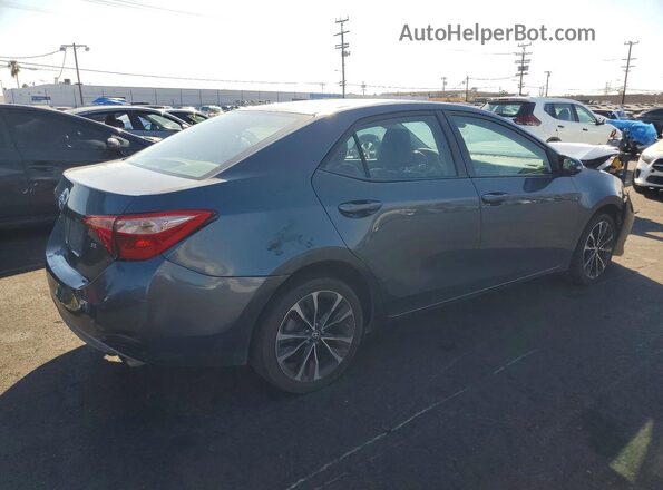 2T1BURHE8HC761832 2017 TOYOTA COROLLA Синий Задняя правая четверть